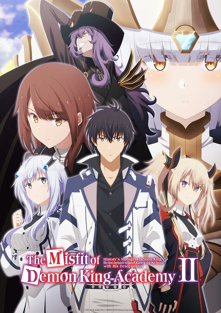 “The Misfit of Demon King Academy II” TV Anime Broadcast Schedule Changed