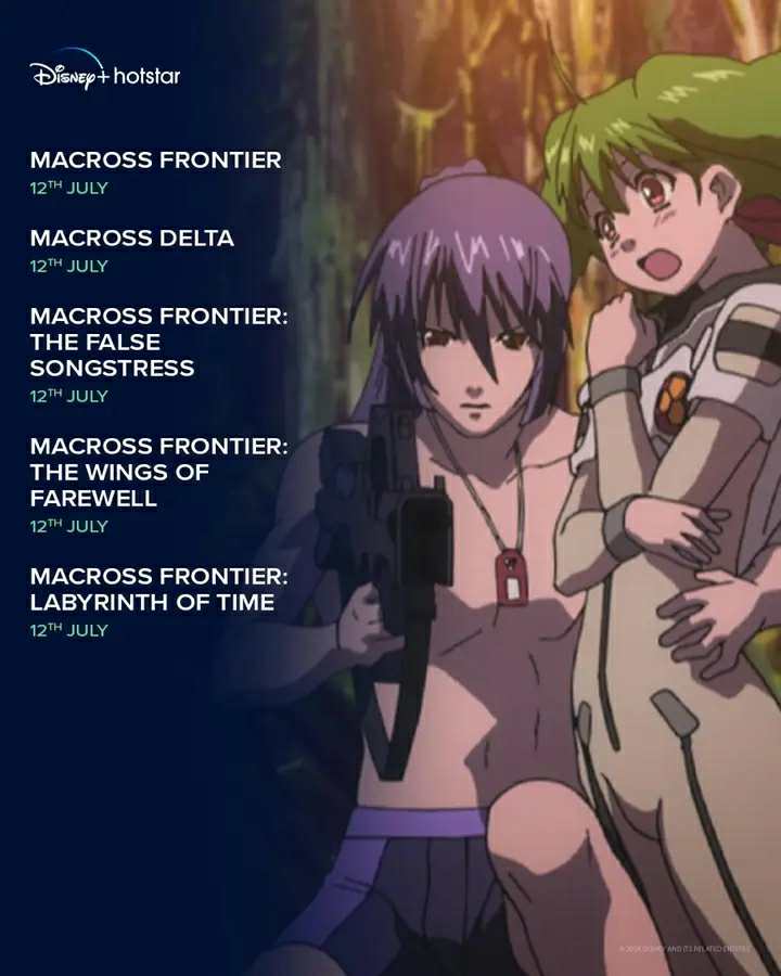 Macross Anime Series set to premiere on Disney Plus Hotstar India on 12th July