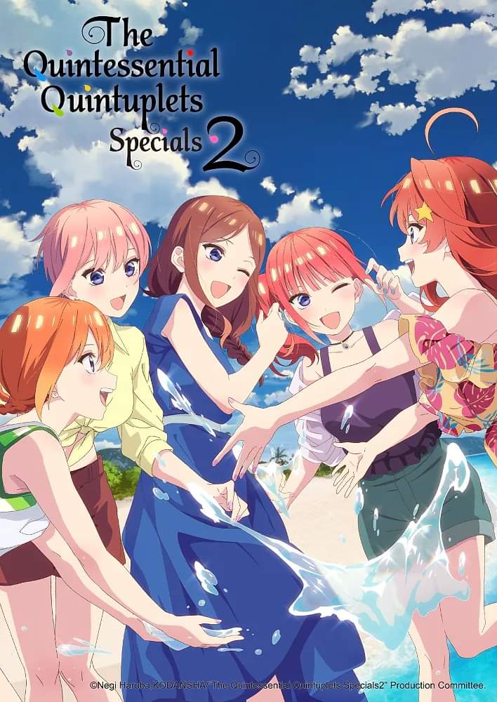 “The Quintessential Quintuplets Specials 2” Theatrical Screening Runtime Announced