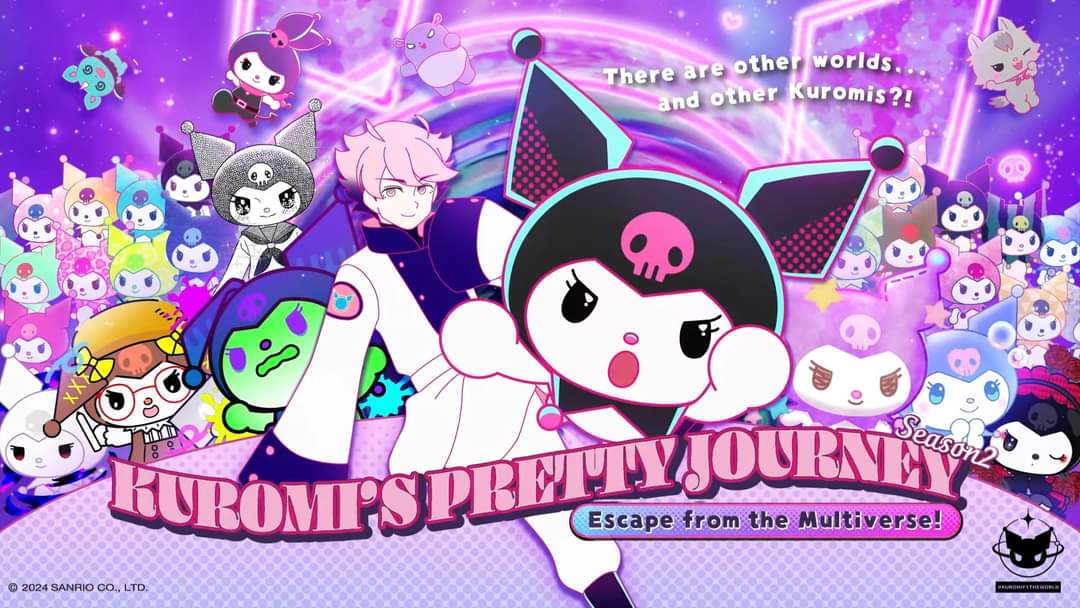 “KUROMI’S PRETTY JOURNEY Season 2: Escape from the Multiverse!” Announced Including Release Date