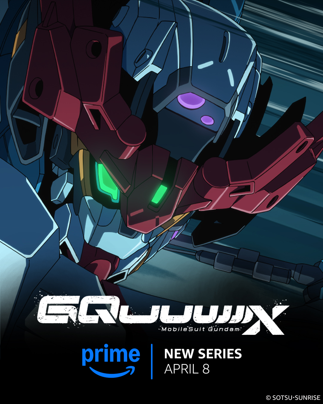 Mobile Suit Gundam GQuuuuuuX Coming to Prime Video in April